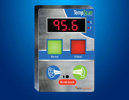 amptronics, Contactless wireless Digital Thermometer, TempScan